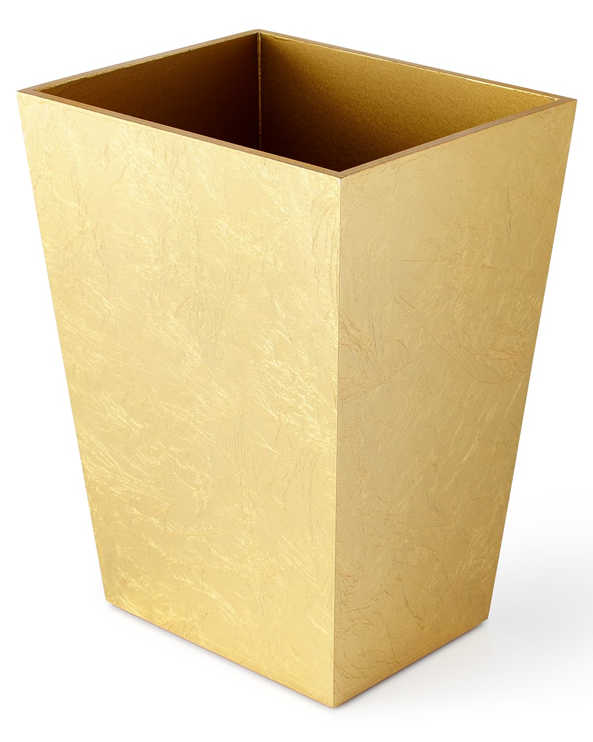 Mike & Ally Eos Wastebasket In Gold