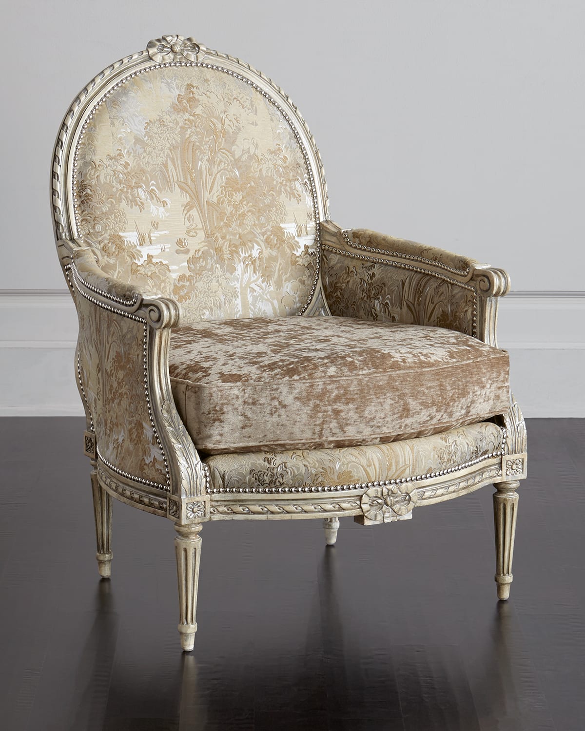 Massoud Tea Garden Chair In Soft Beige