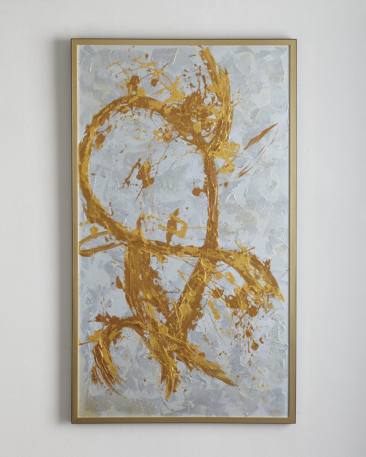 Rfa Fine Art 14 Karat Original Painting In Multi Colors