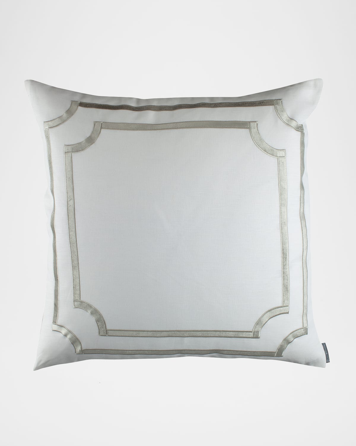 Lili Alessandra European Soho Sham In Ice Silver