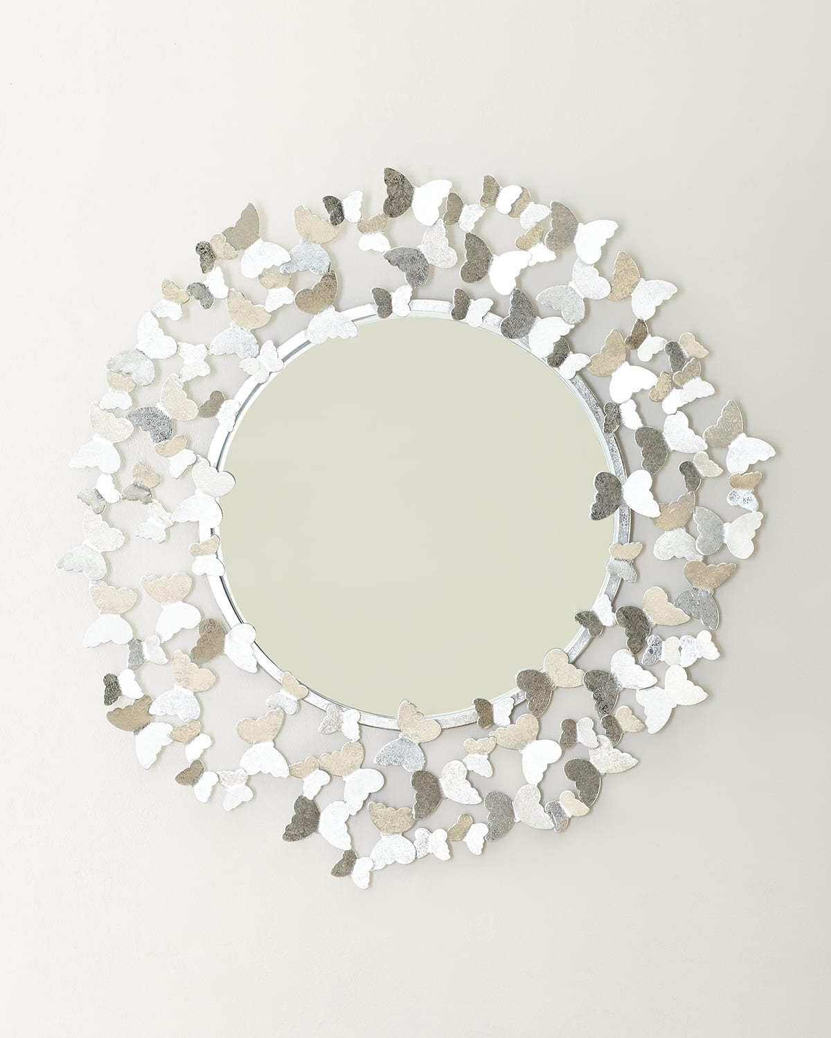 Jamie Young Butterfly Mirror In Silver