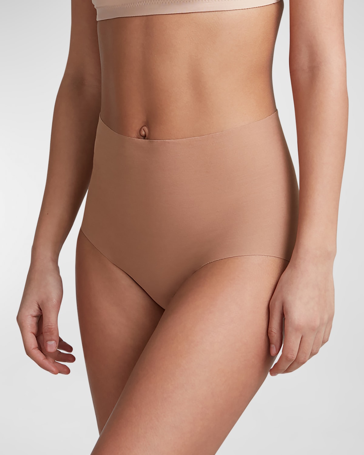Commando High-rise Seamless Panty In Almond