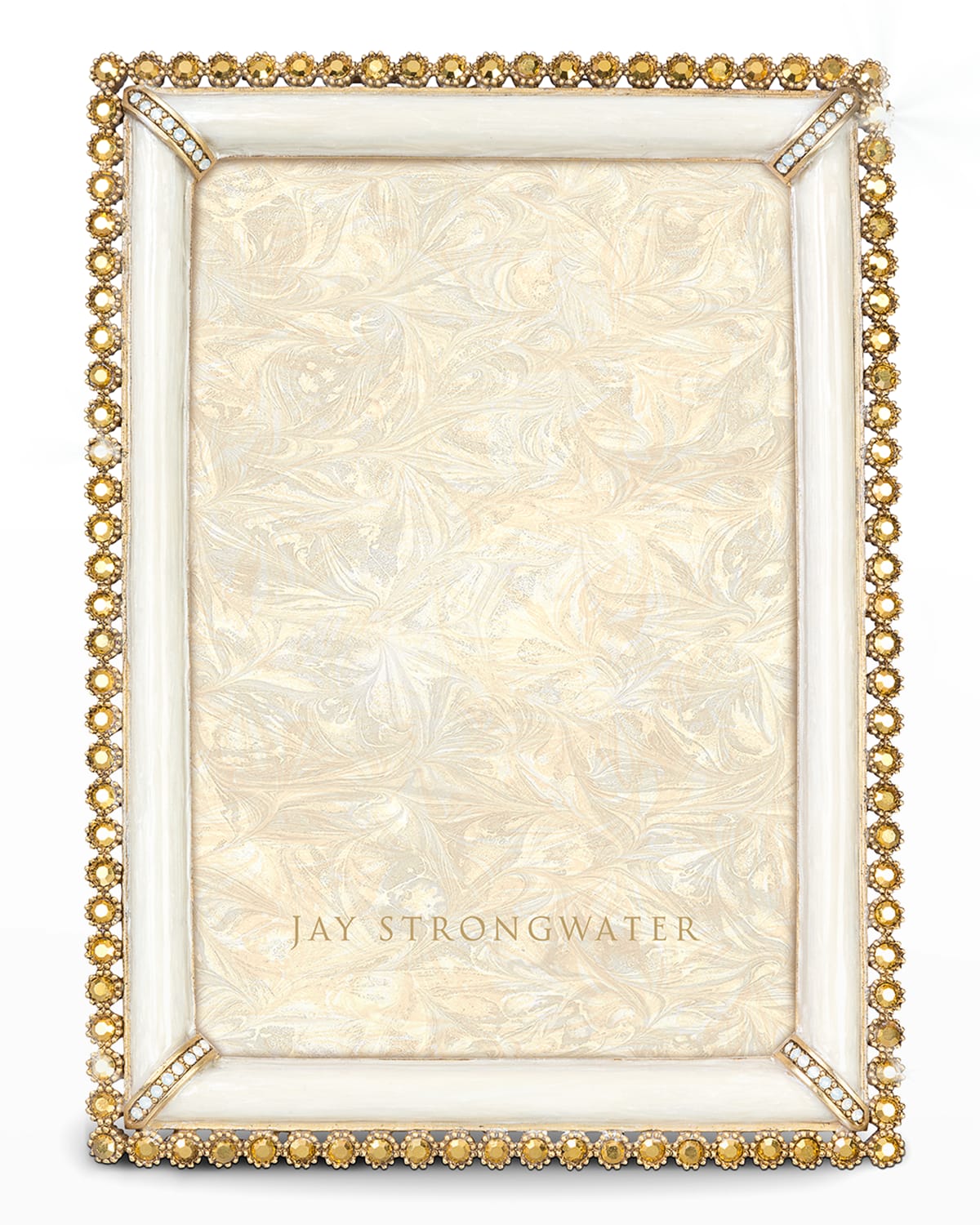 JAY STRONGWATER STONE-EDGE 4" X 6" PICTURE FRAME