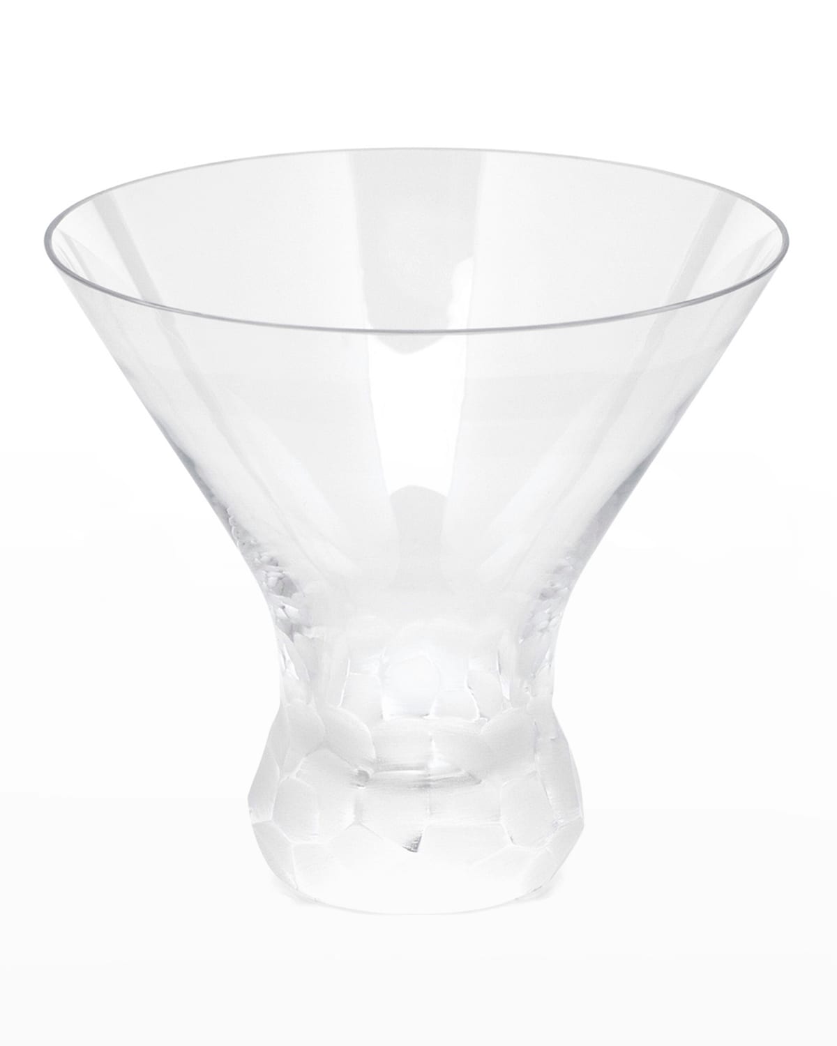 Moser Clear Pebbles Stemless Martini