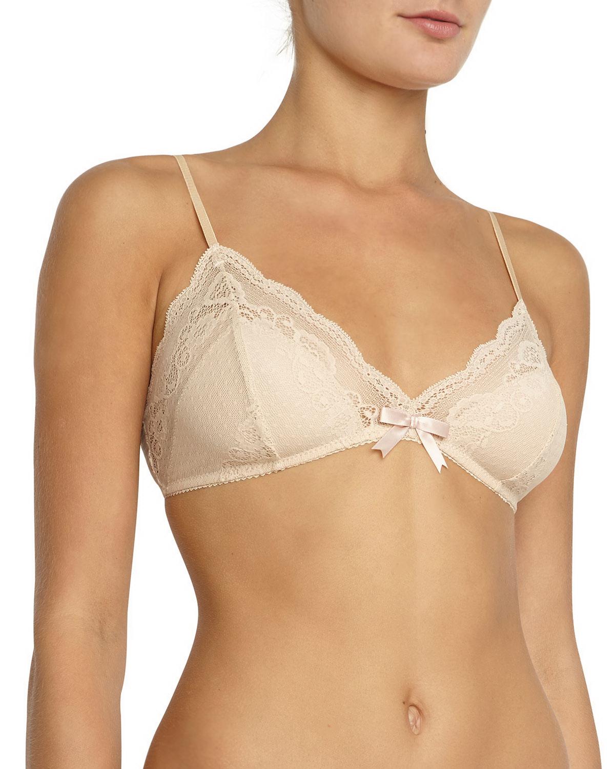 Eberjey Anouk Lace Bralette In Nude