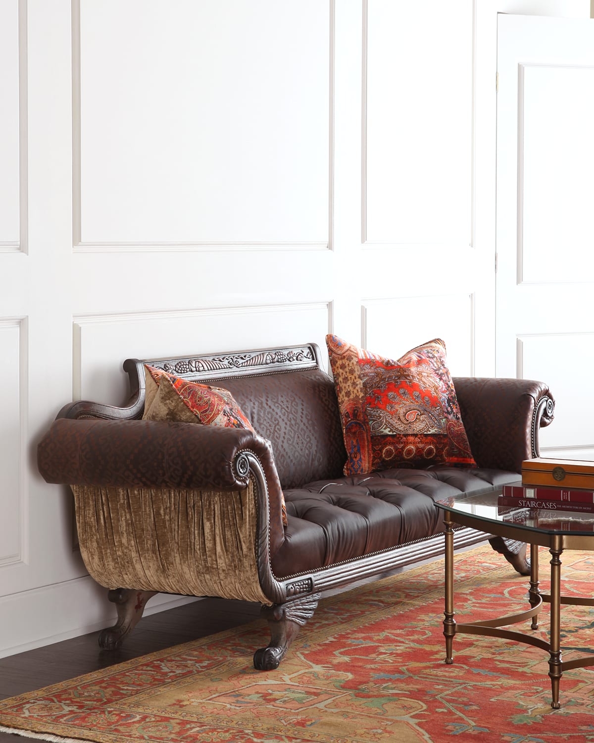 Old Hickory Tannery Sybil Settee