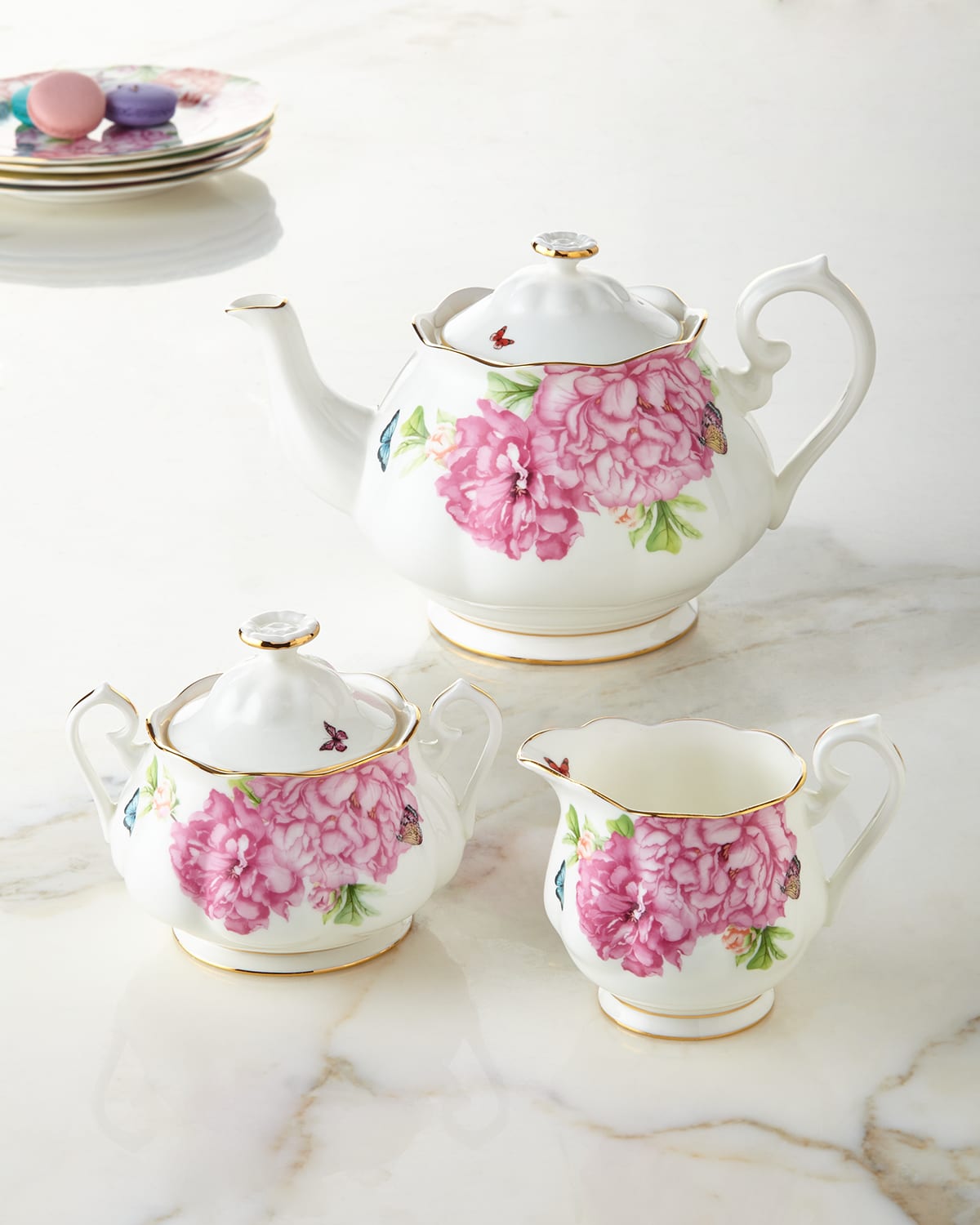 MIRANDA KERR FOR ROYAL ALBERT 3-PIECE FRIENDSHIP TEA SET