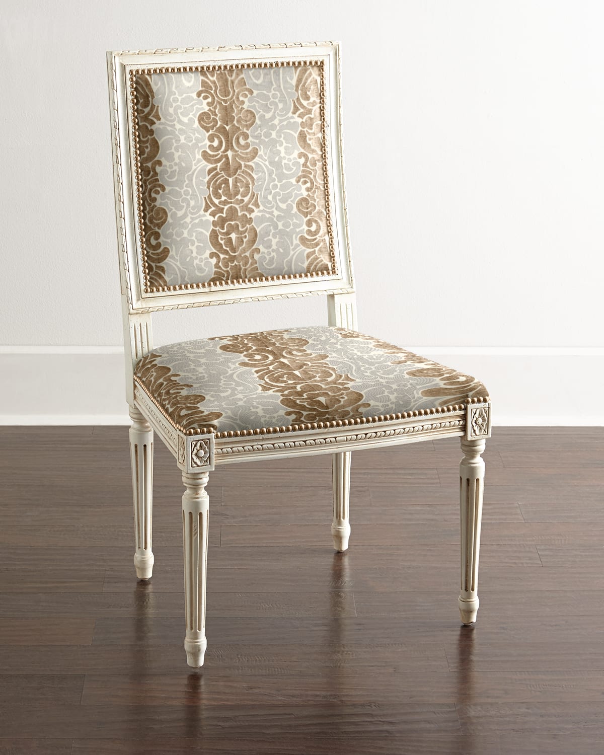 Massoud Ingram Dining Chair In Triana Oyster