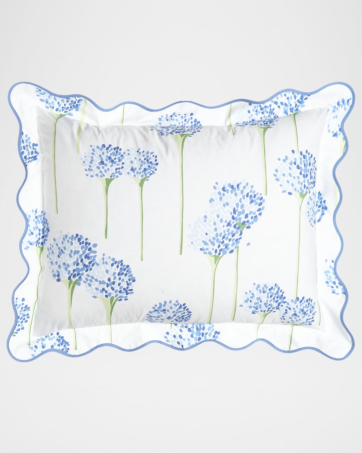 Matouk King Charlotte Sham In Azure