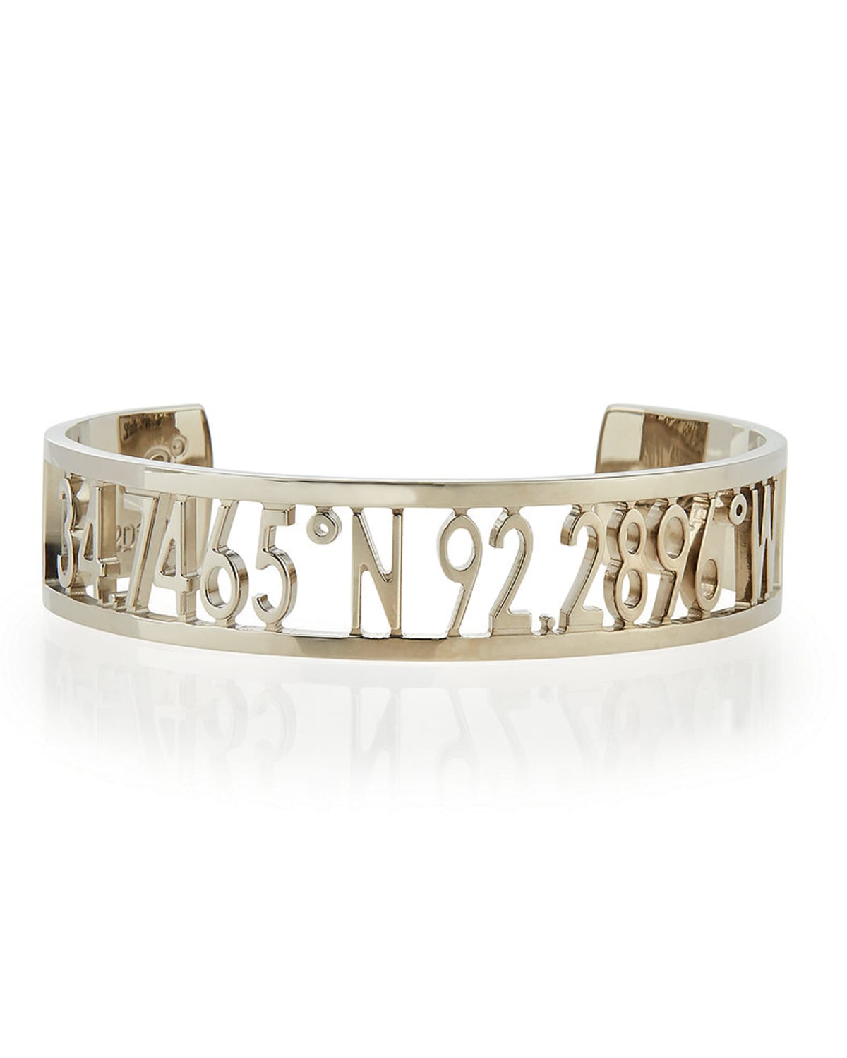 Coordinates Collection 15mm Open Air Bangle Bracelet In Silver