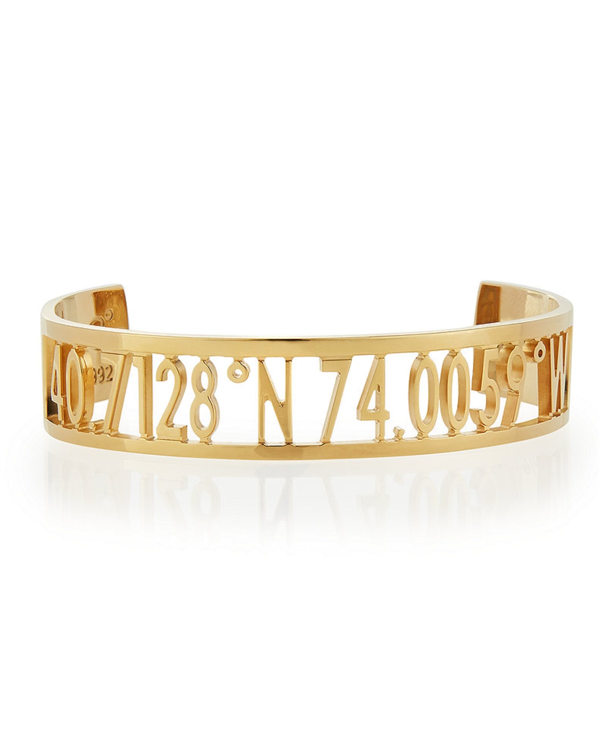 Coordinates Collection 15mm Open Air Bangle Bracelet In Gold