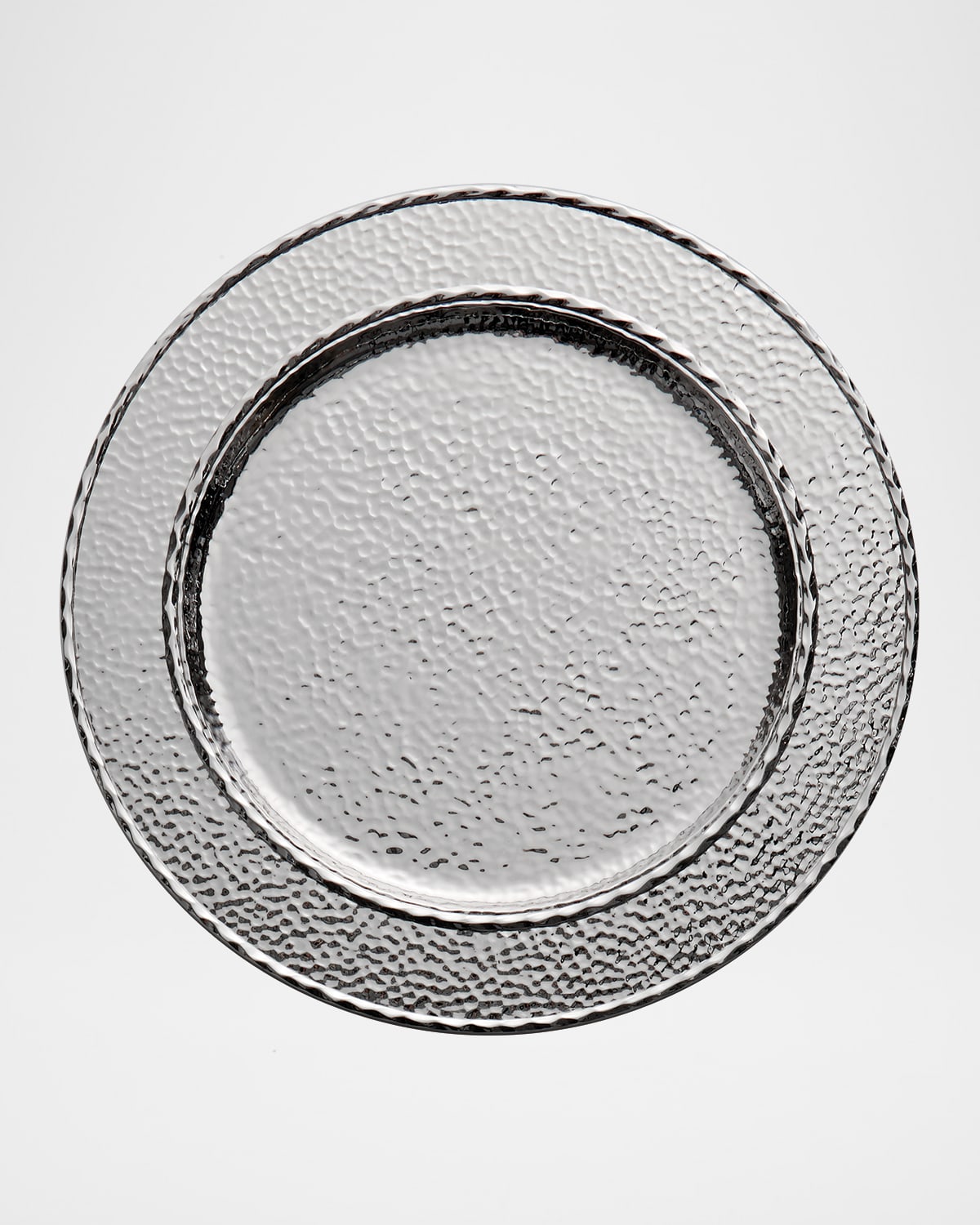 Michael Aram Hammertone Charger Plate In Silver
