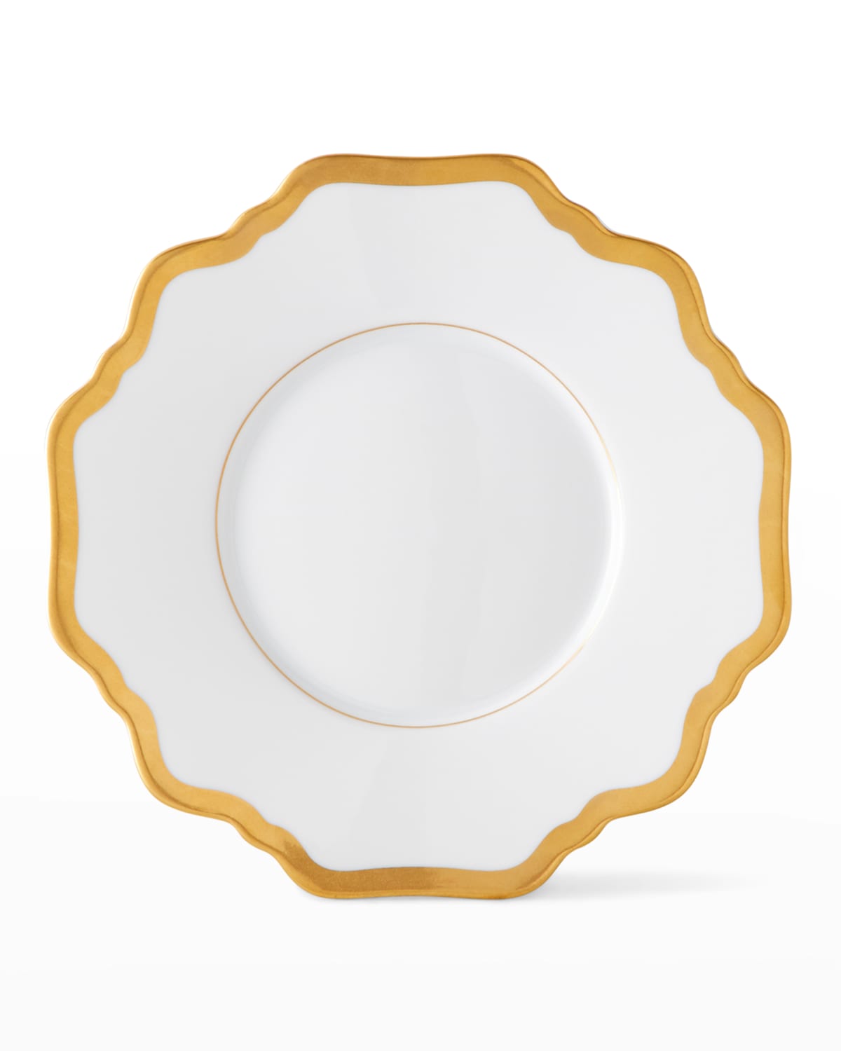 Anna Weatherley 22k Gold Rimmed Saucer In Multi