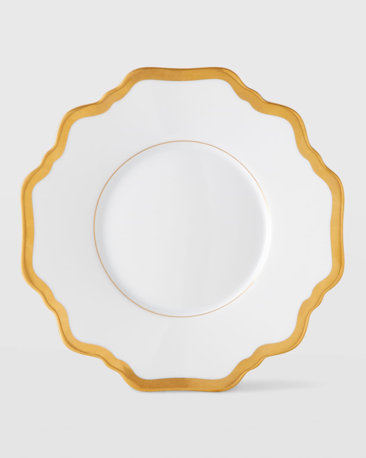 Anna Weatherley 22k Gold Rimmed Saucer In Multi