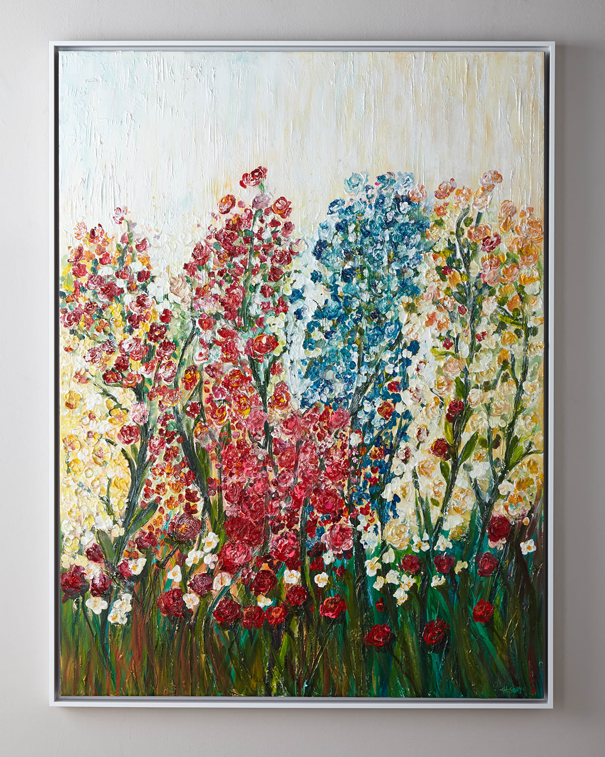 Rfa Fine Art Full Of Stars Original Painting In Multi Colors