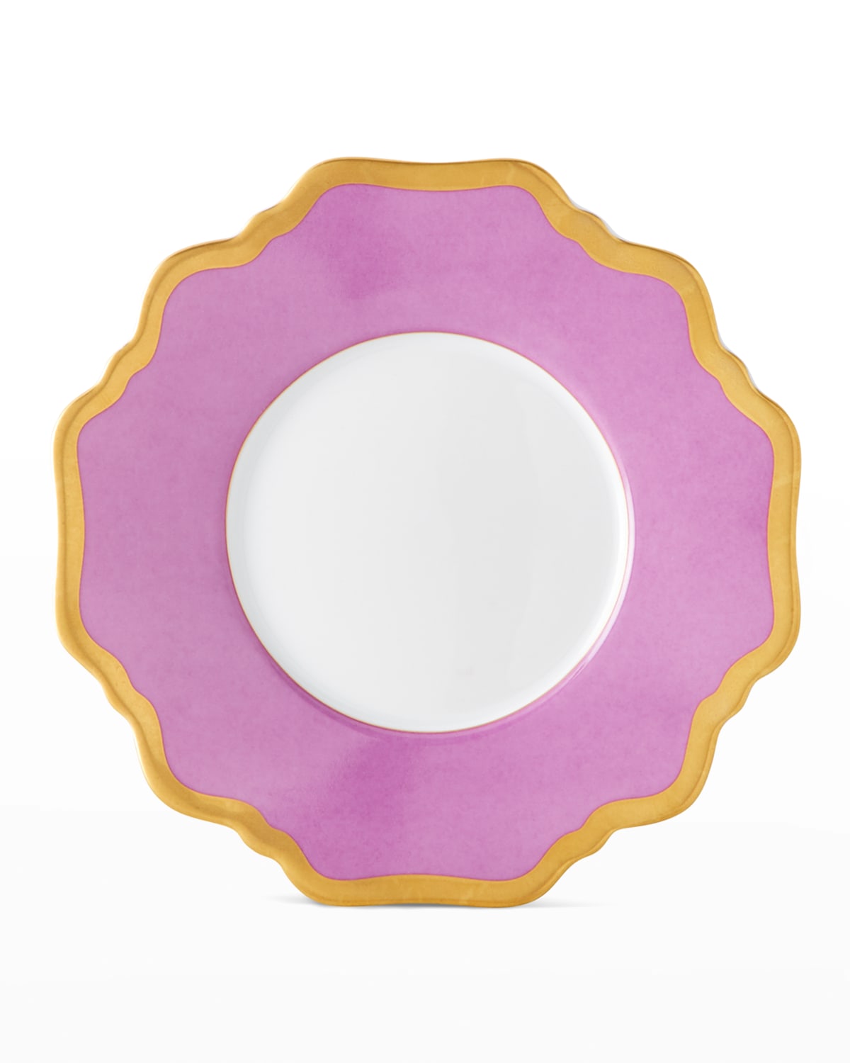 Anna Weatherley Purple Orchard Saucer In Multi