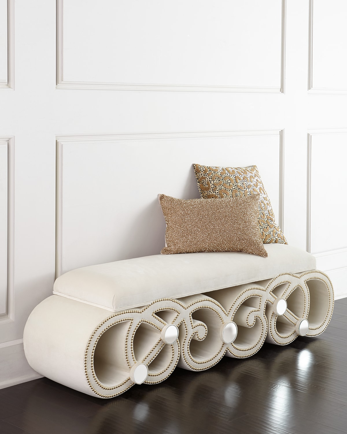 Haute House Celine Bench In Ivory