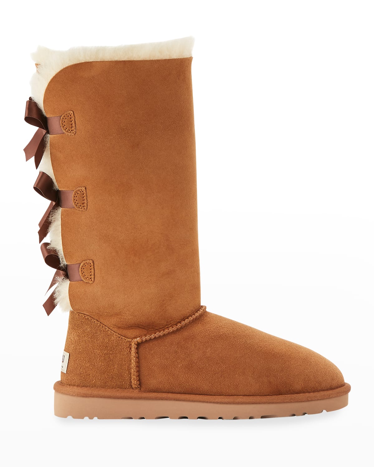 Bailey Bow Tall Shearling Fur Boots