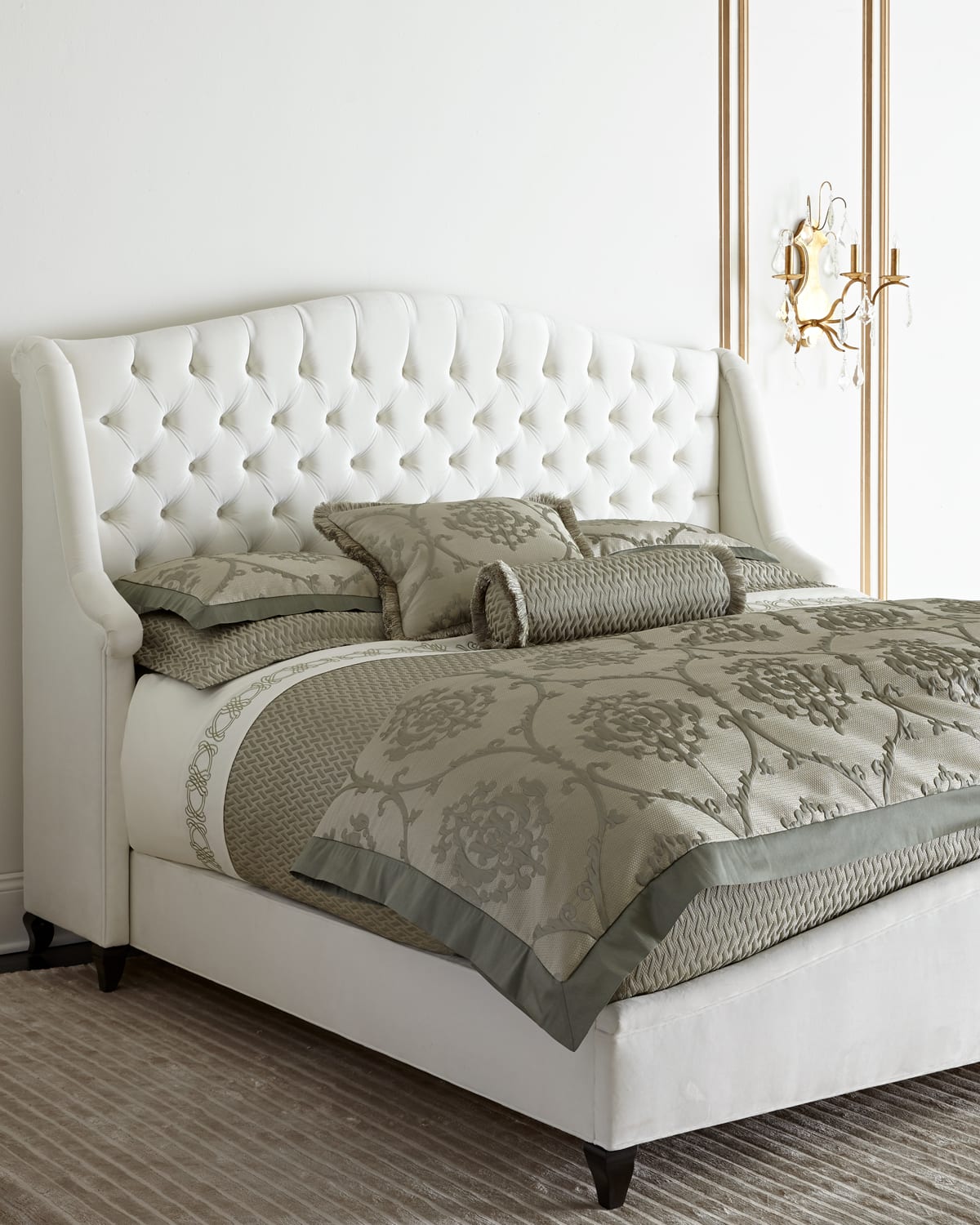 Haute House Emma California King Bed In Ivory
