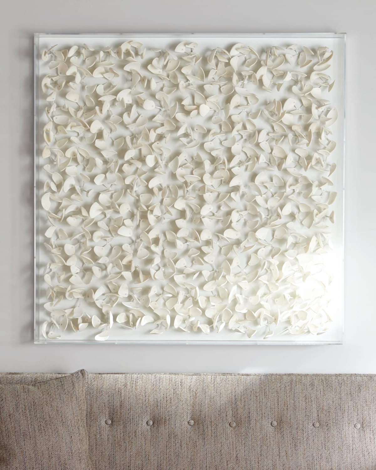 Palecek Adrift Coco Wall Decor In White