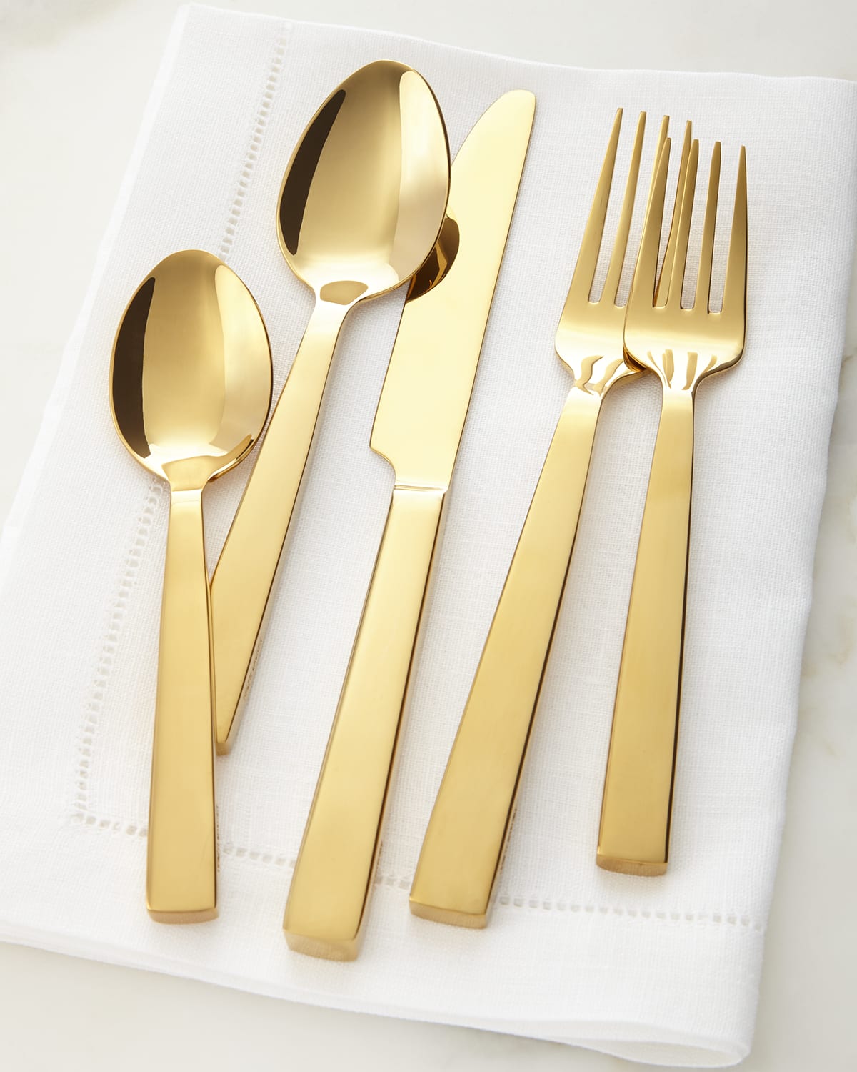 RALPH LAUREN 5-PIECE ACADEMY FLATWARE PLACE SETTING