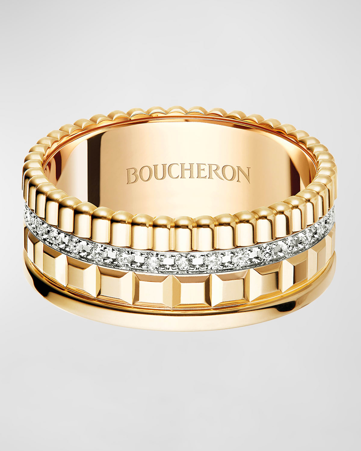 Boucheron Yellow Gold Quatre Radiant Ring, Size 53