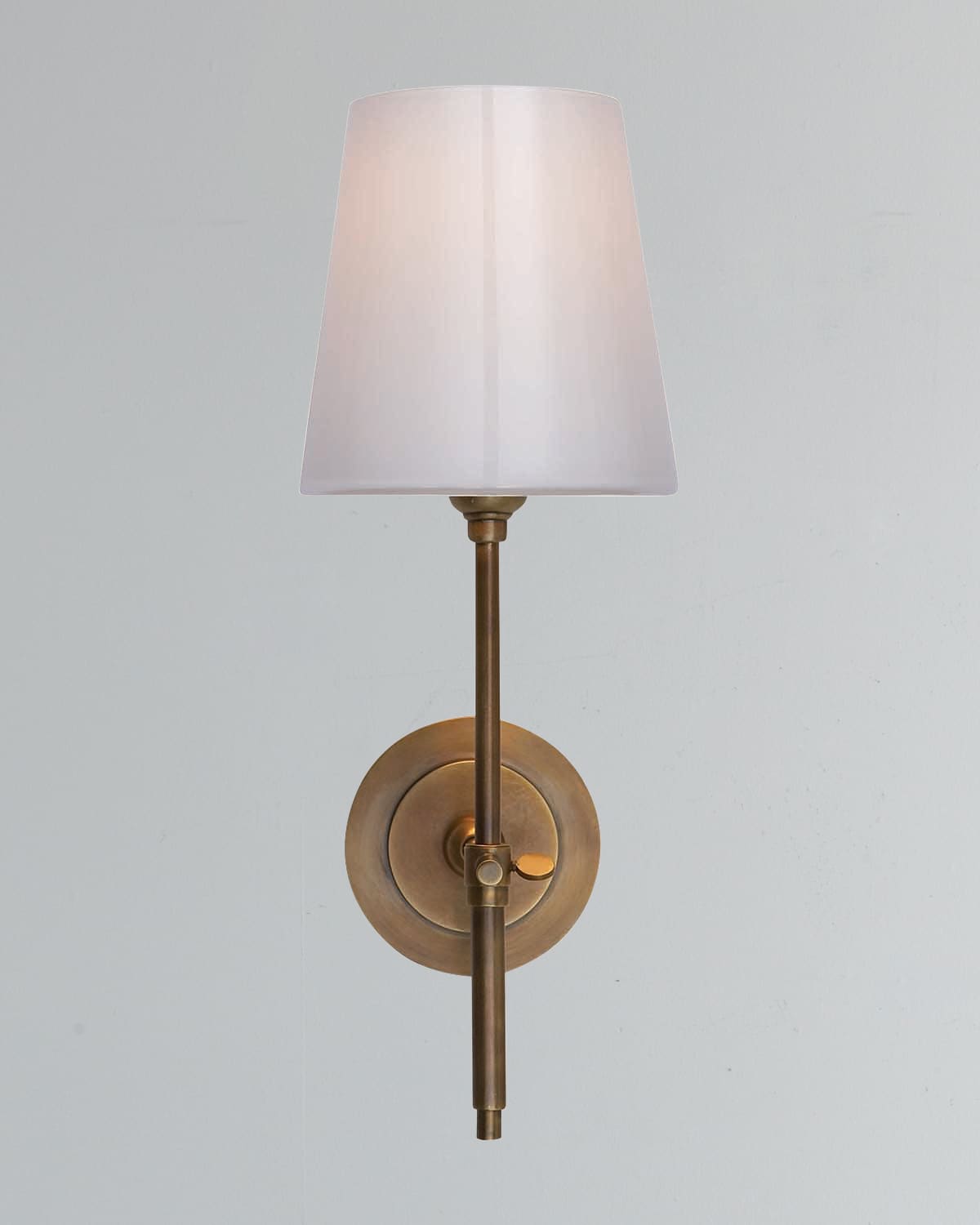 Bryant Sconce with White Glass Shade