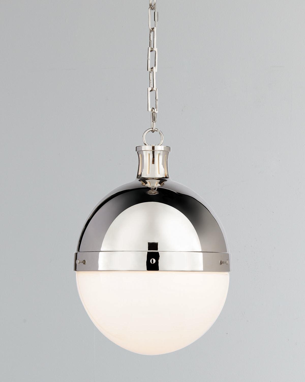 Thomas O'brien Hicks 2-light Large Polished-nickel Pendant