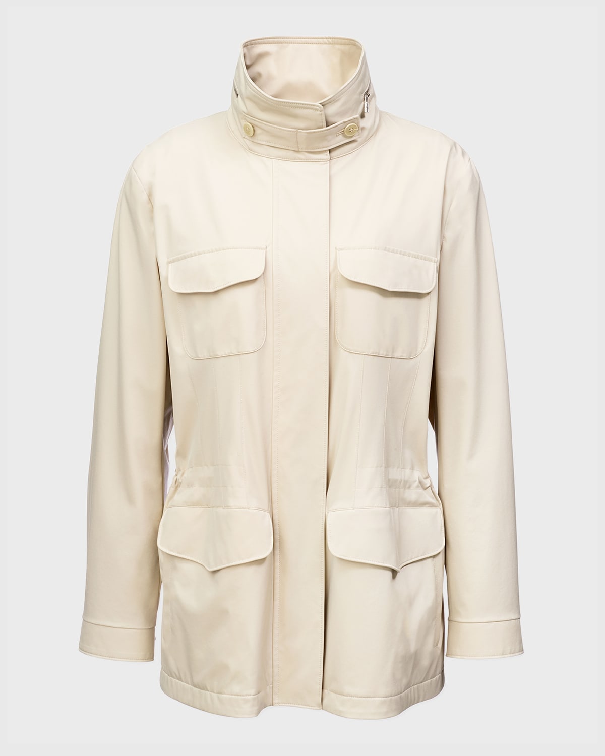 Loro Piana Traveler Windmate Stretch Storm System Jacket In Neutral