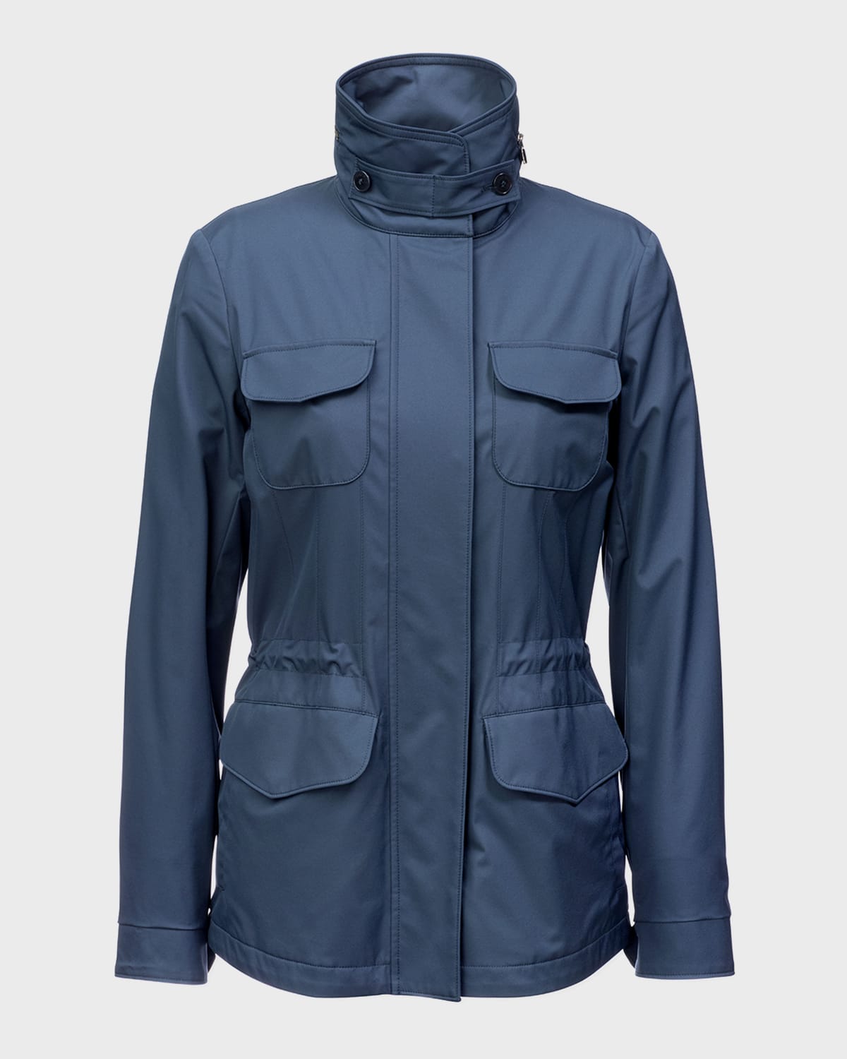 Loro Piana Traveler Windmate&reg; Stretch Storm System&reg; Jacket In Navy