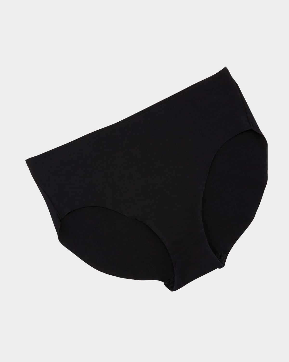 Hanro Invisible Cotton Hi-cut Brief In Black