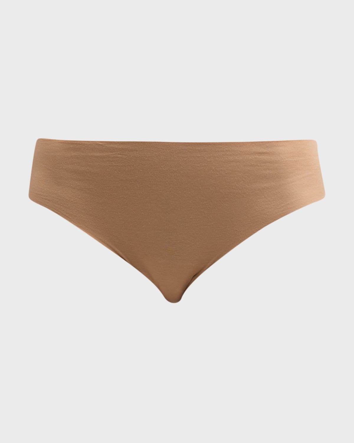 Shop Hanro Invisible Cotton High-cut Brief In Beige