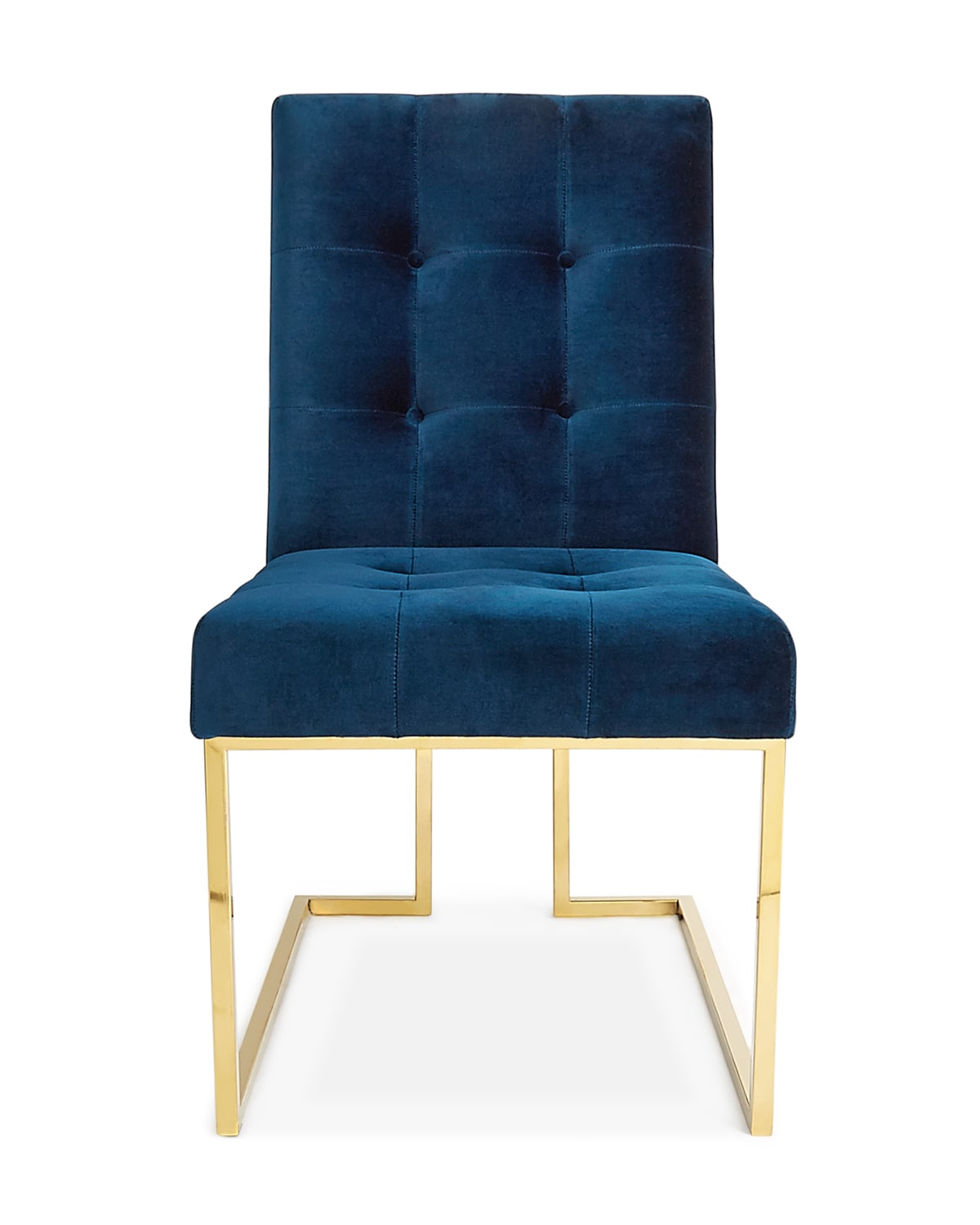 JONATHAN ADLER GOLDFINGER NAVY DINING CHAIR