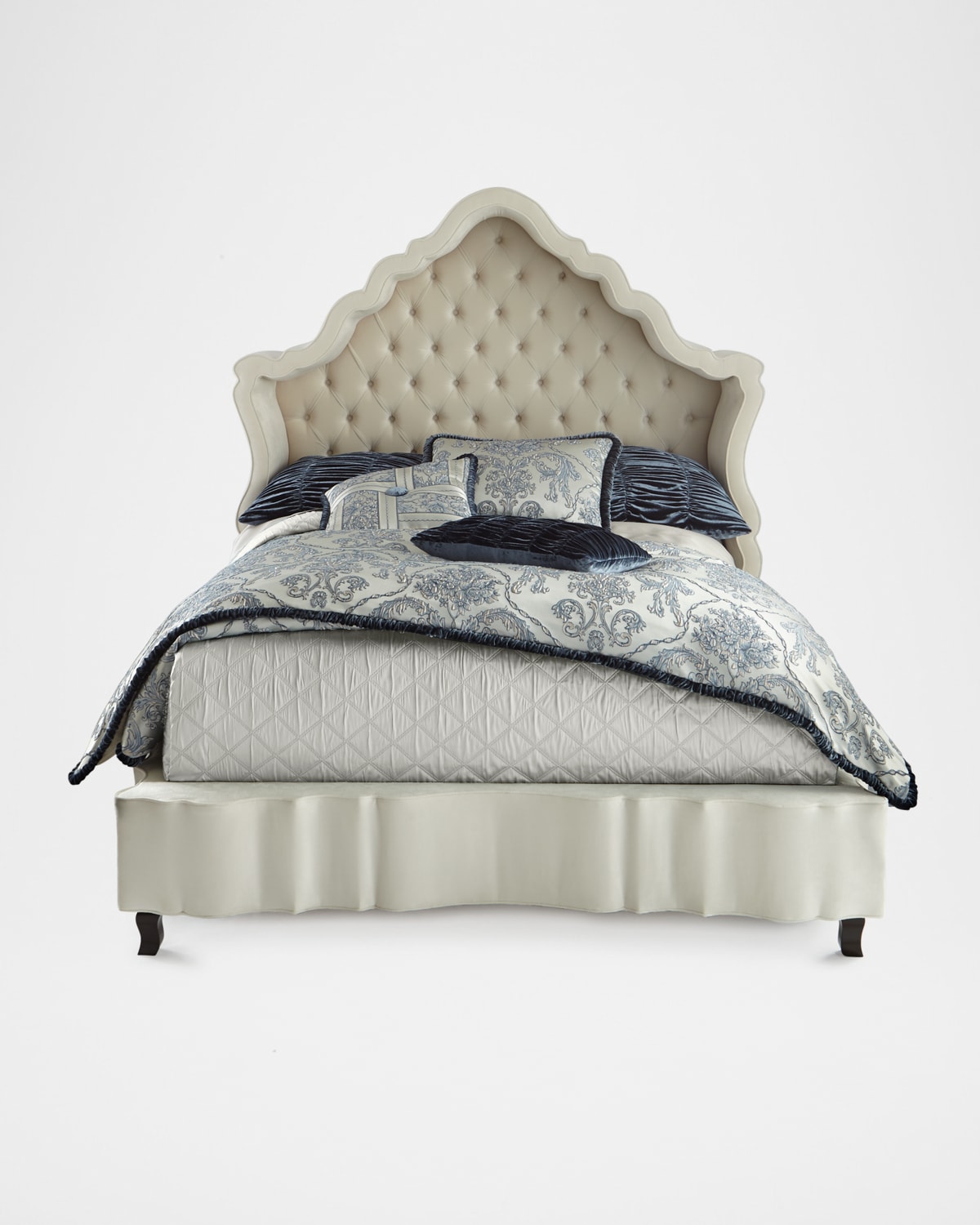 Haute House Pantages Hooded King Bed In Ivory