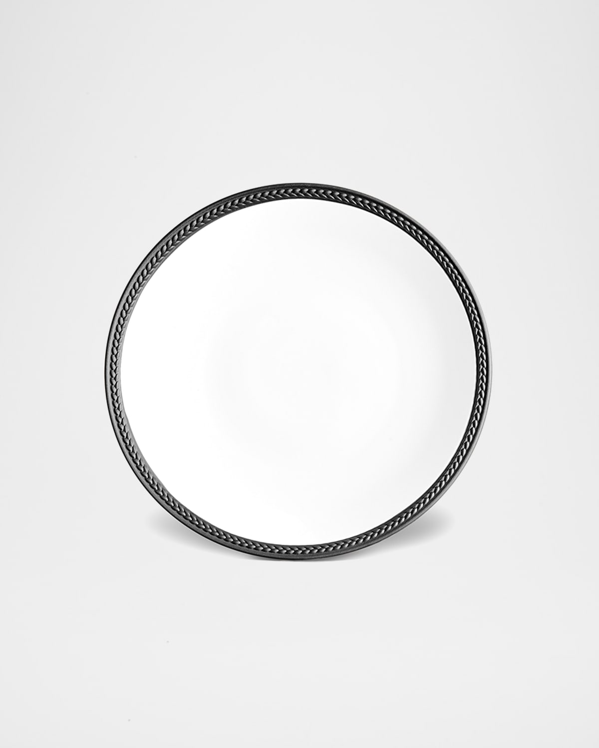 L'objet Soie Black Salad Plate In Black