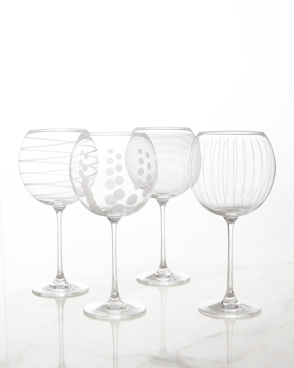 Mikasa Cheers Balloon Goblets, 4-piece Set In Transparent