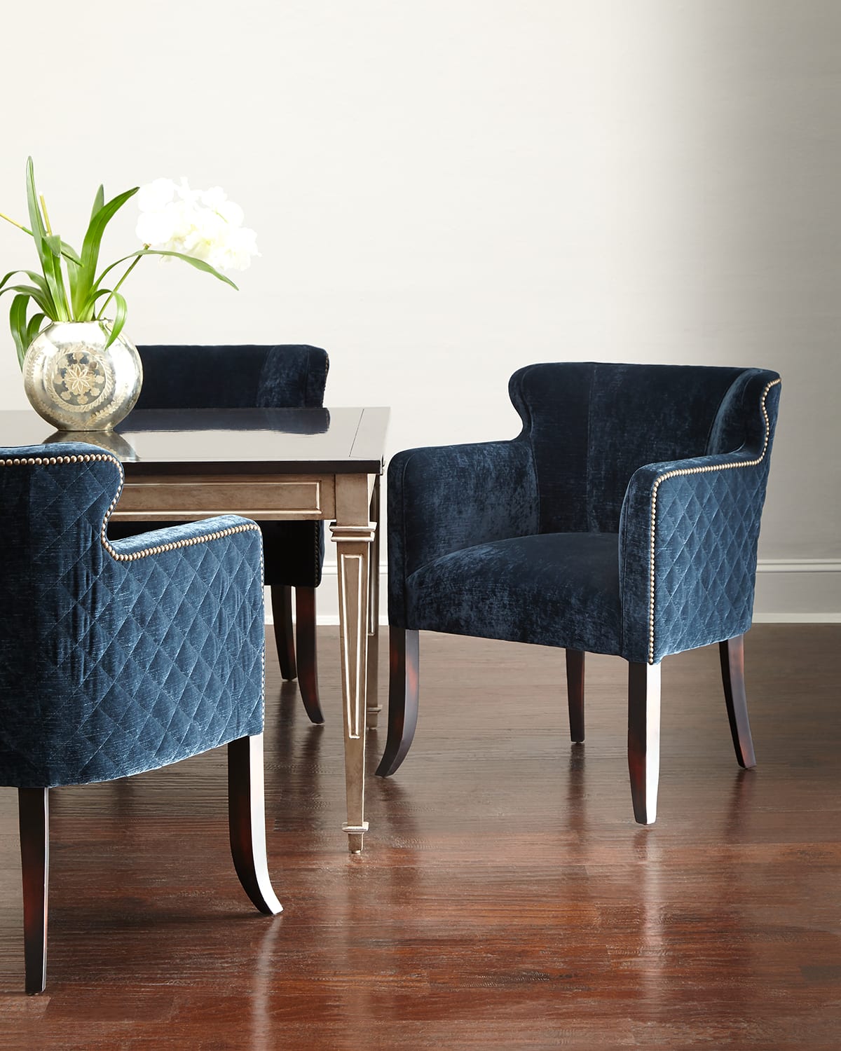 Old Hickory Tannery Durham Dining Chair In Blue