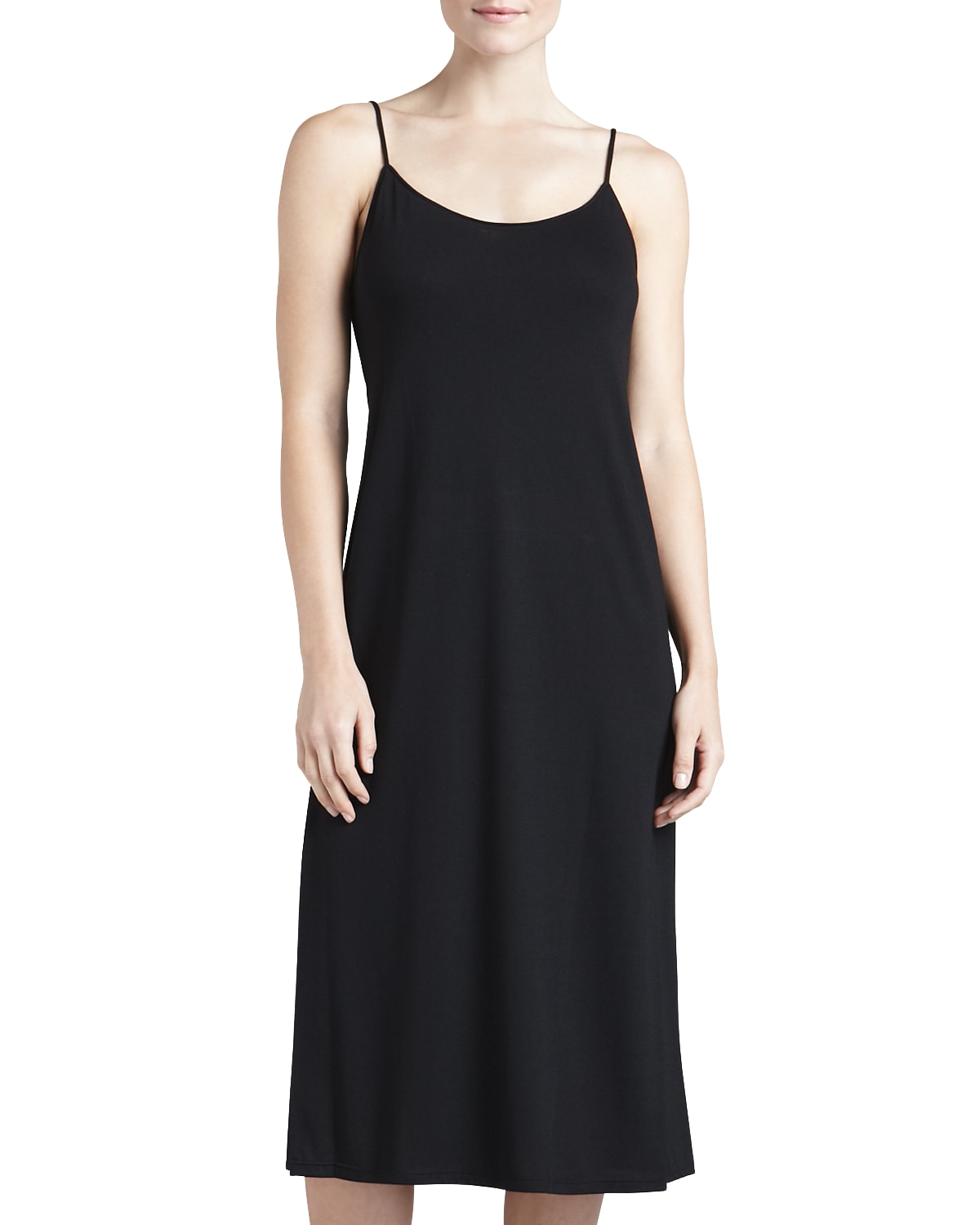 Natori Plus Size Shangri-la Jersey Nightgown In Heather Grey | ModeSens