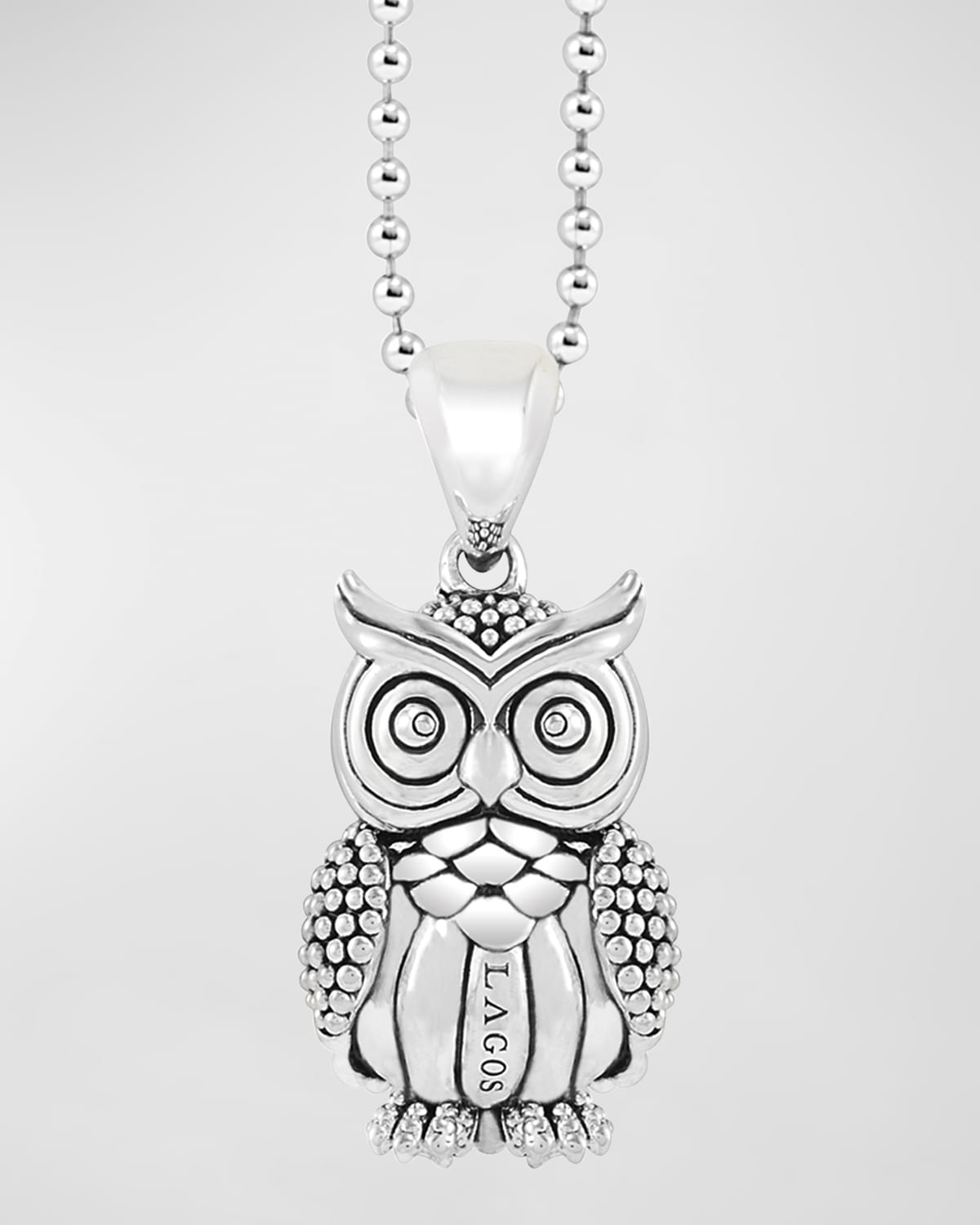 Lagos Rare Wonders Owl Pendant Necklace