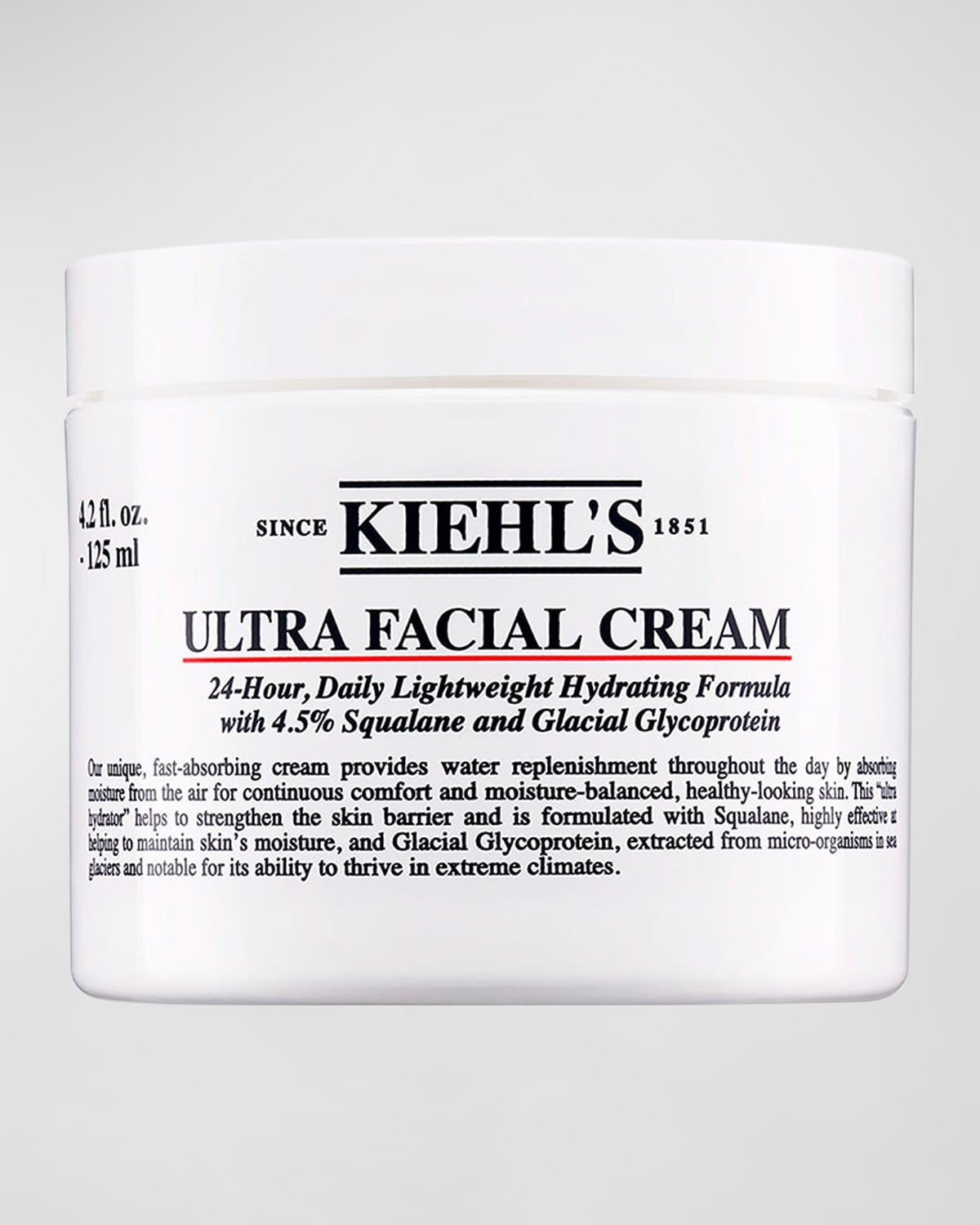 Shop Kiehl's Since 1851 Ultra Facial Moisturizing Cream With Squalane, 4.2 Oz.