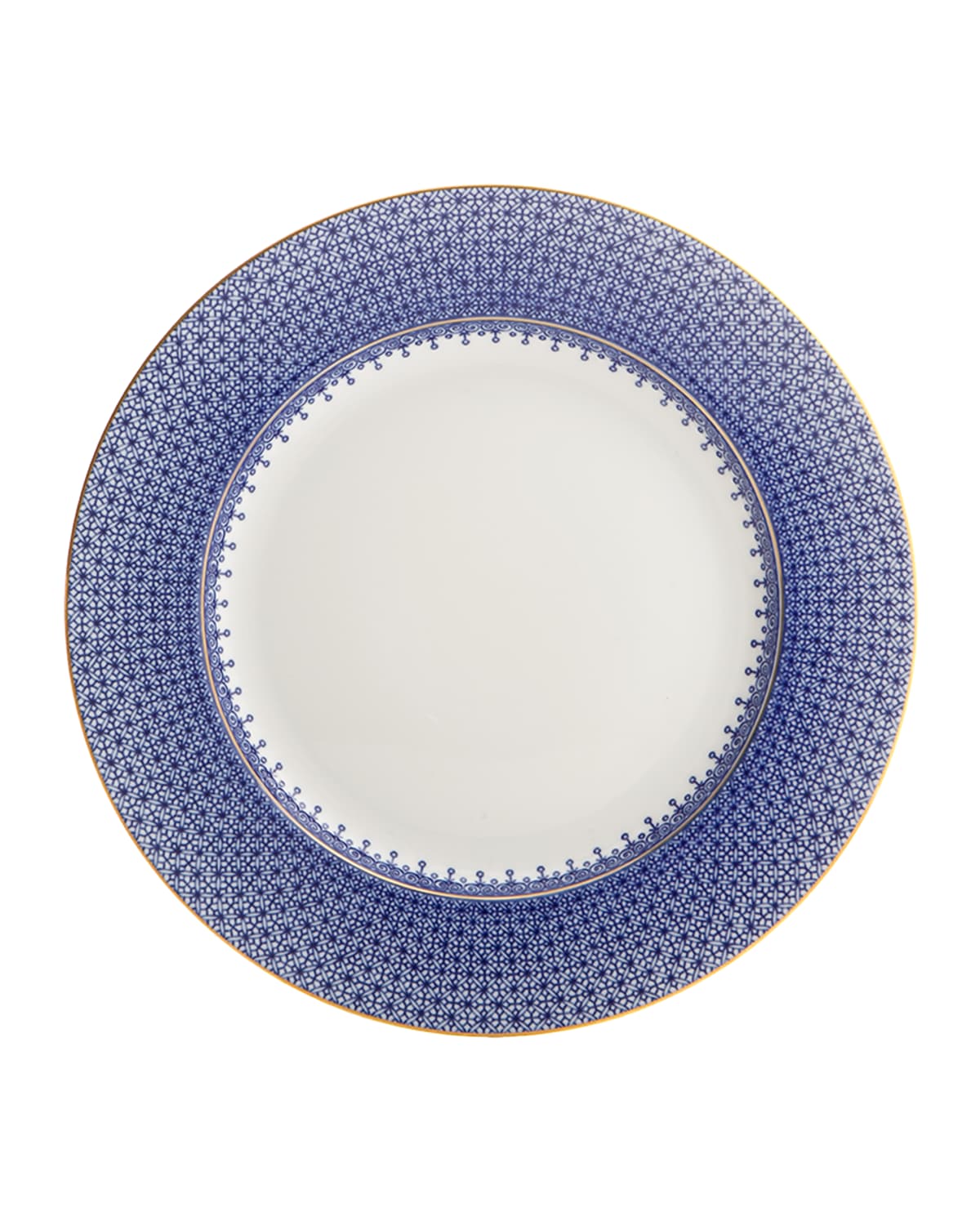 MOTTAHEDEH BLUE LACE DINNER PLATE