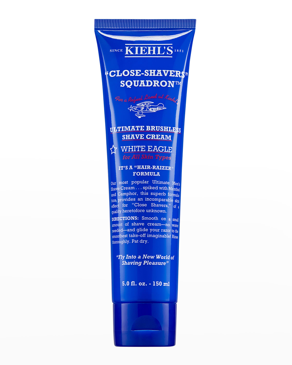 "Close-Shavers" Squadron Ultimate Brushless Shave Cream, White Eagle, 5.0 oz.