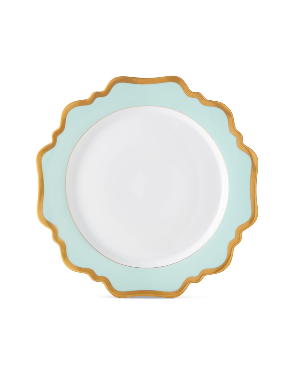 Shop Anna Weatherley Aqua Rimmed Dinner Plate In Multi