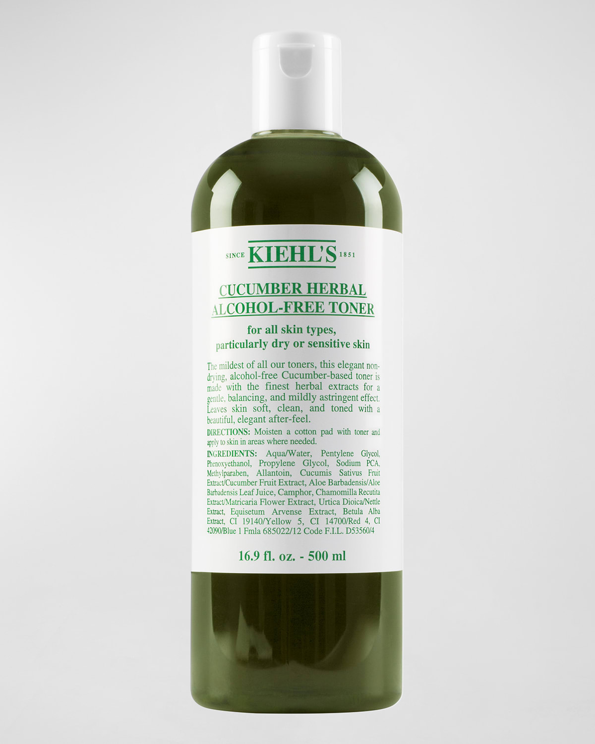 Cucumber Herbal Alcohol-Free Toner, 16.9 oz.