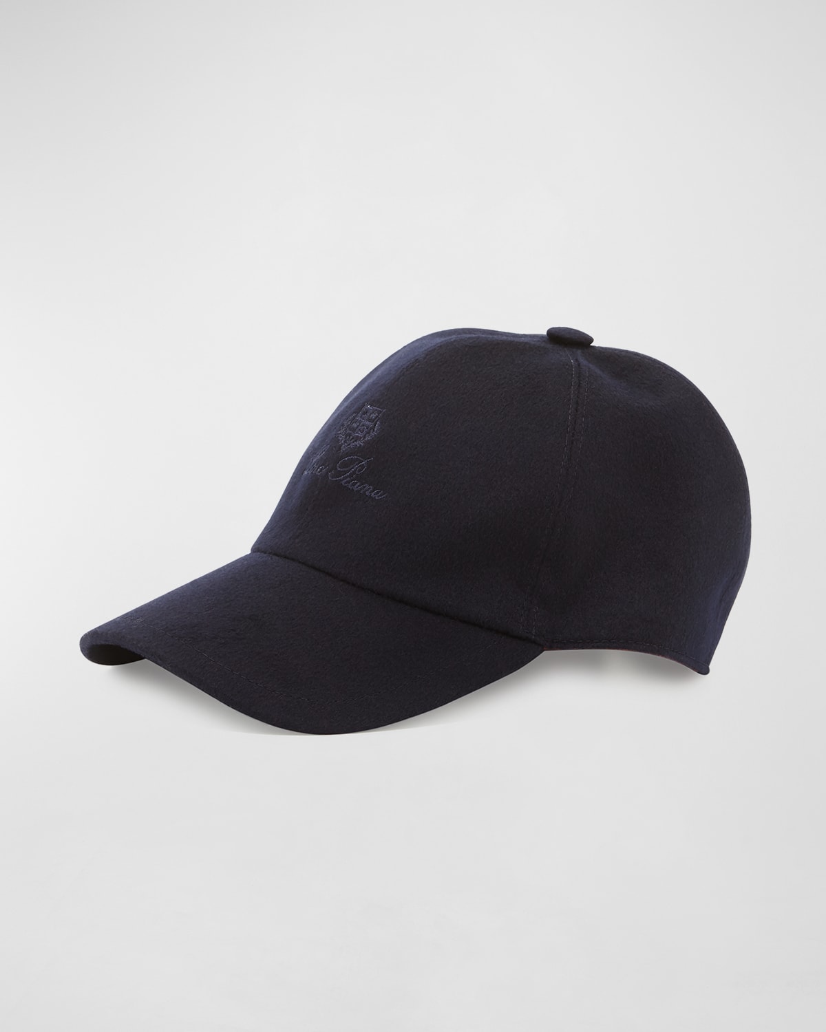 Loro Piana Storm System Cashmere Baseball Hat In Navy