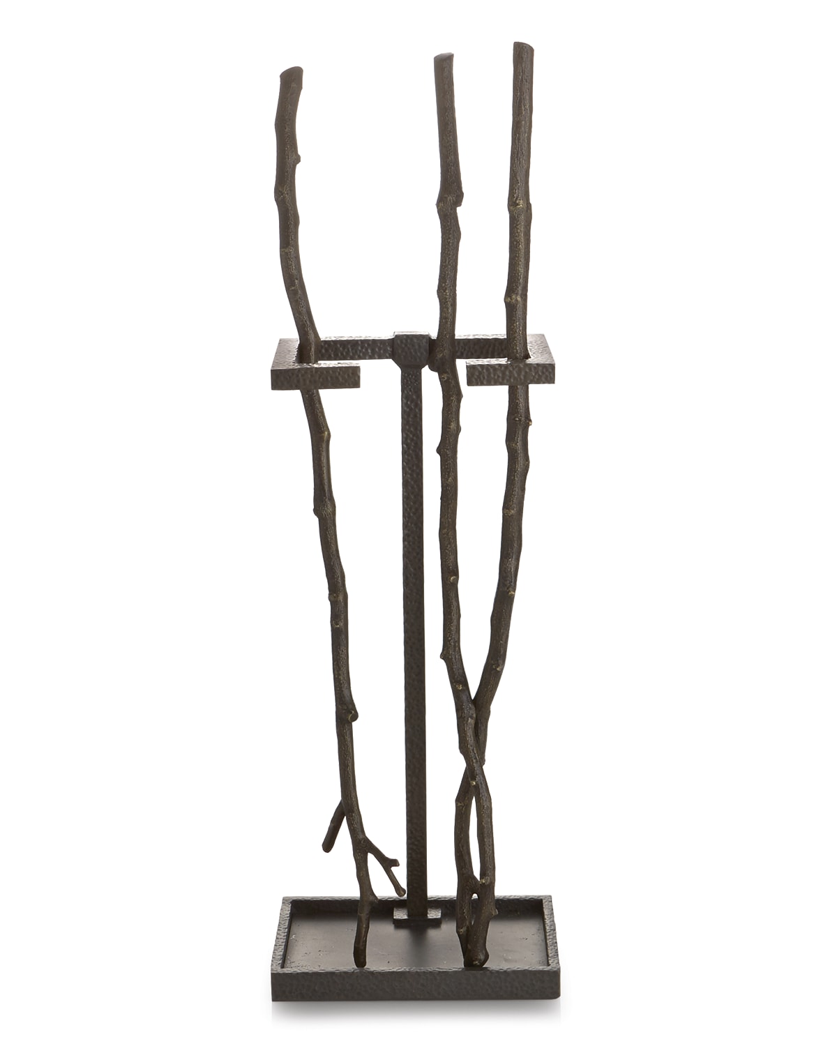 Michael Aram Branch Fireplace Tools In Brown