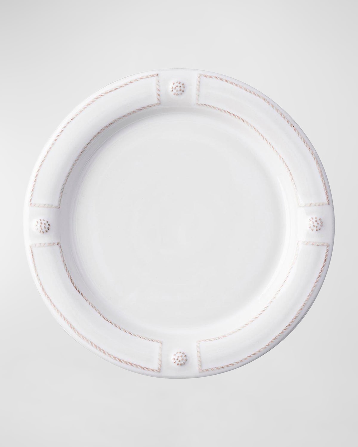 Juliska Berry & Thread French Panel Dinner Plate - Whitewash