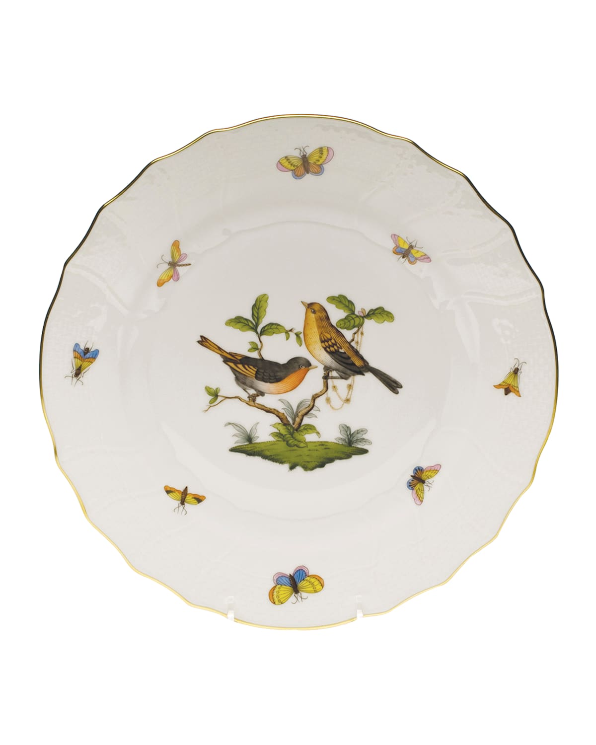 Herend Rothschild Bird Dinner Plate In No-color
