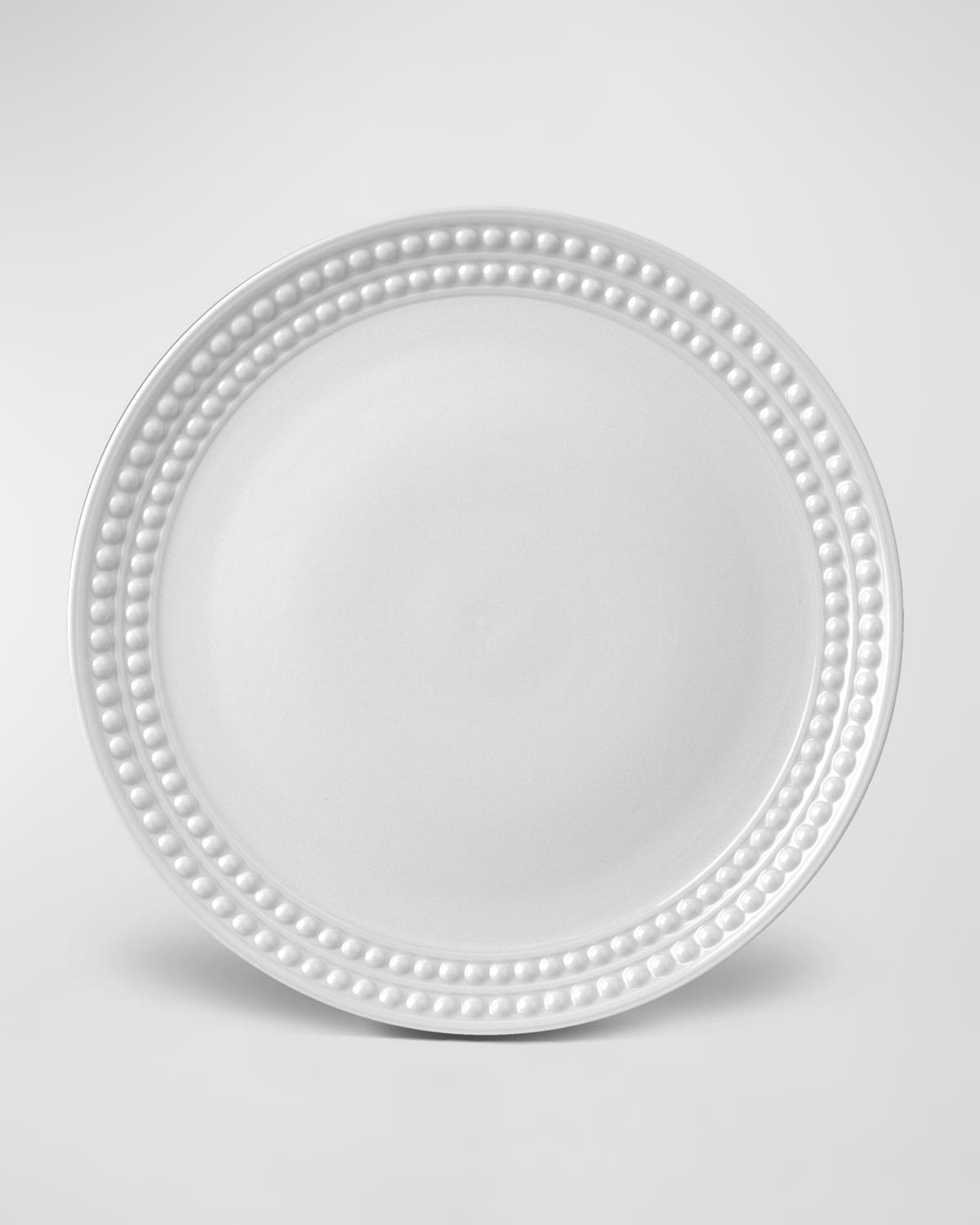L'objet Perlee White Dinner Plate