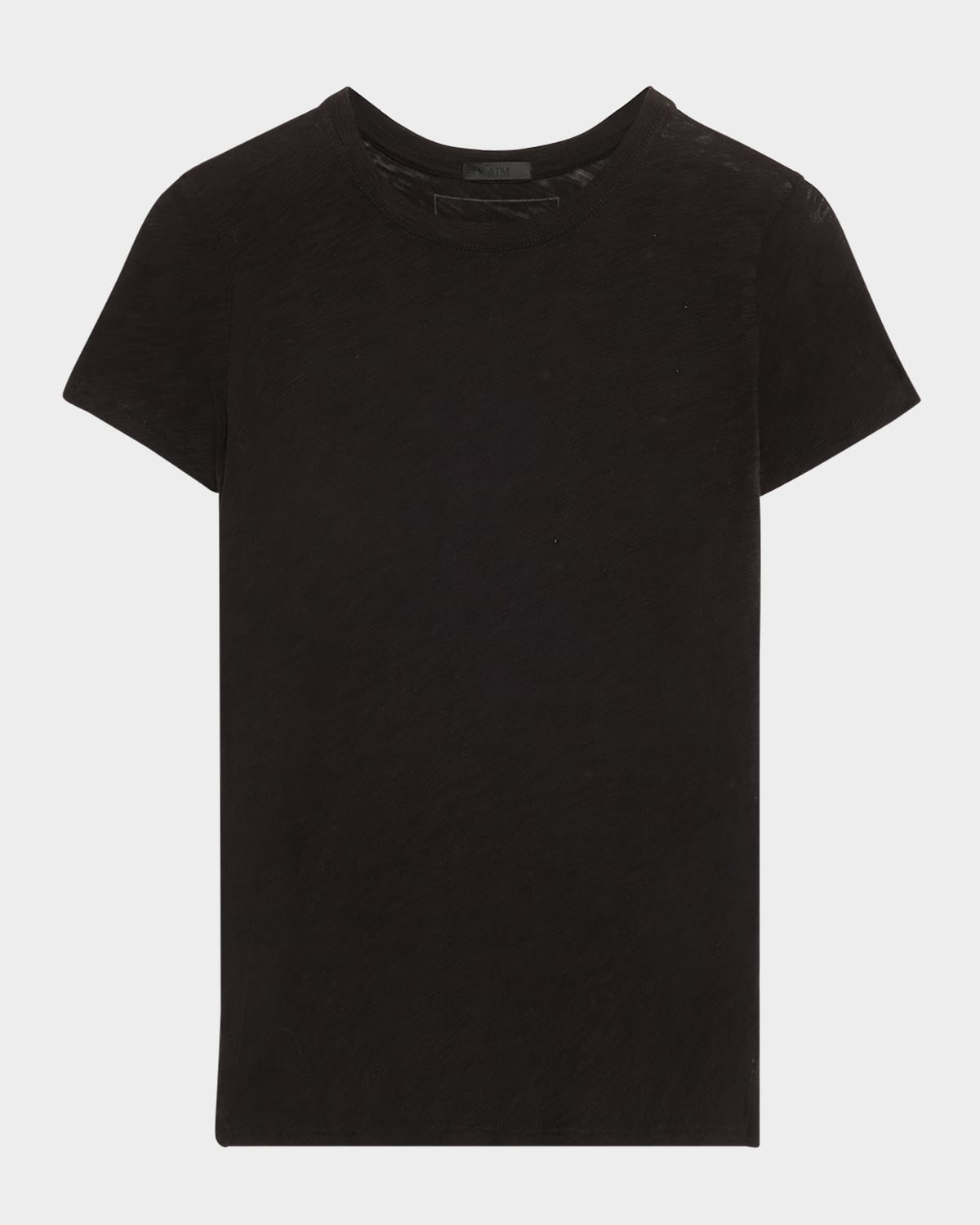 Atm Anthony Thomas Melillo Jersey Crewneck Tee In Black